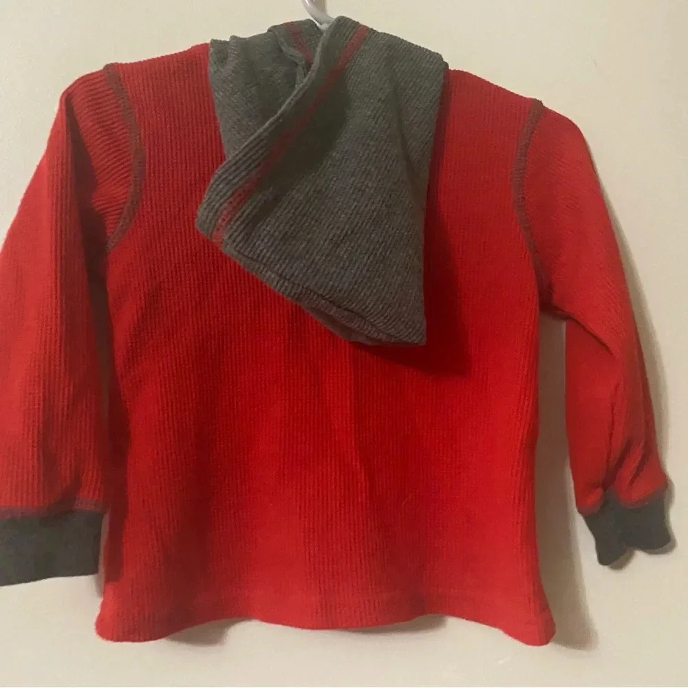 Baby Essentials Hooded Santa Shirt